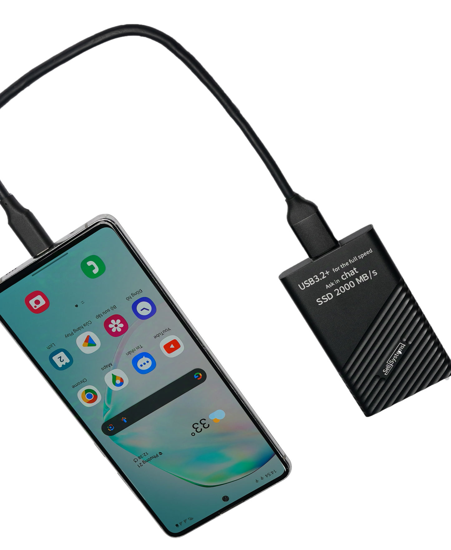 ⚡⚡2000Mb/s ⚡⚡Fastest SSD-USB In Portable Metal Safe Shell USB Flash-Disk .S.2000 by .Sell.Systems.