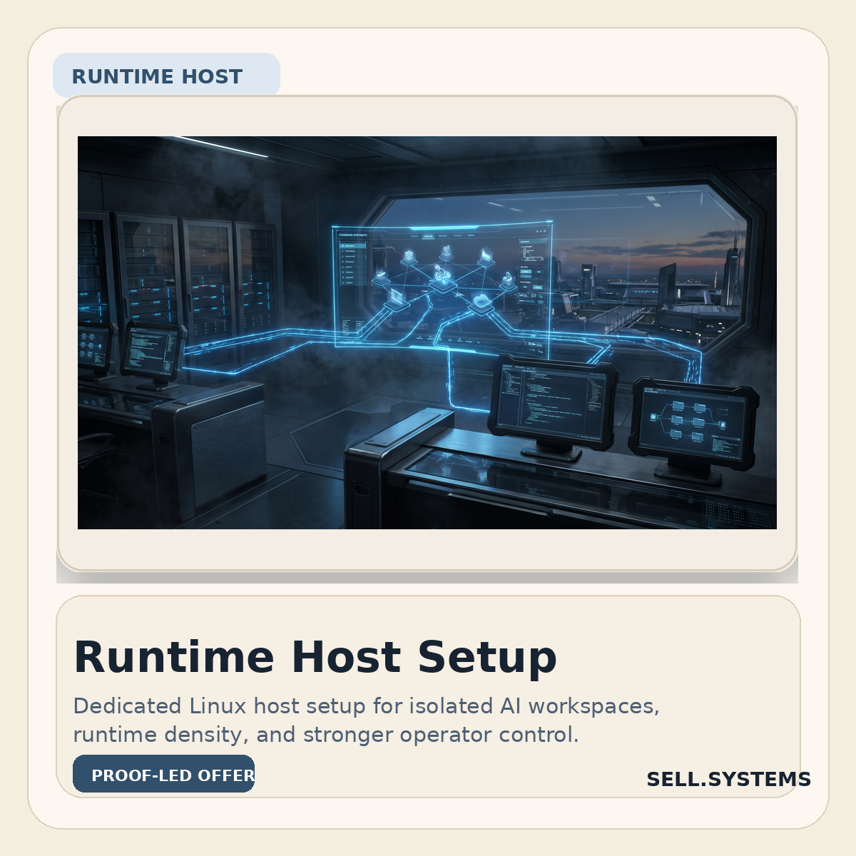 LXD and ZFS runtime host setup proof card