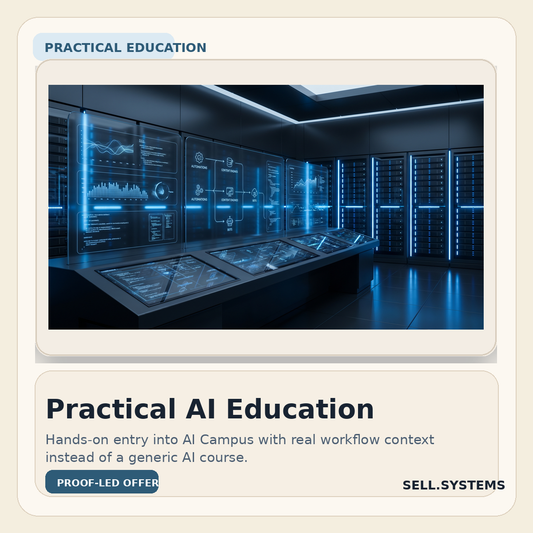 Practical AI Education build-first entry card